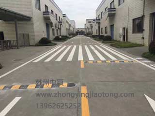 蘇州廠區道路劃線_蘇州工業園區道路劃線